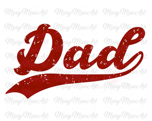 Dad (red) - Sublimation Transfer