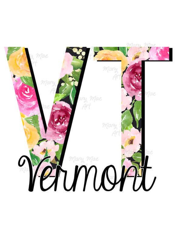 Vermont - Sublimation Transfer