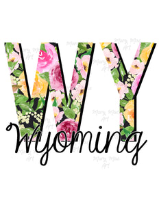 Wyoming - Sublimation Transfer