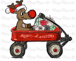 Christmas wagon - Sublimation Transfer