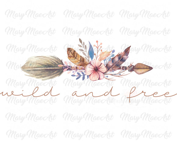 Wild and Free - Sublimation Transfer