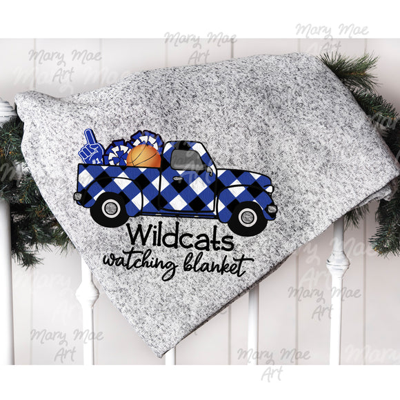 Wildcats Blanket Sublimation Transfer