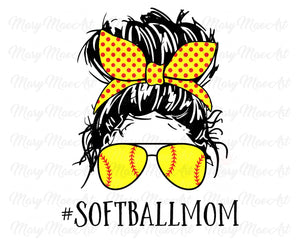 Softball Mom - Sublimation Transfer