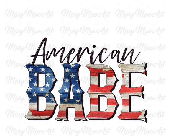 American Babe - Sublimation Transfer