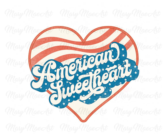 American Sweetheart Retro - Sublimation Transfer