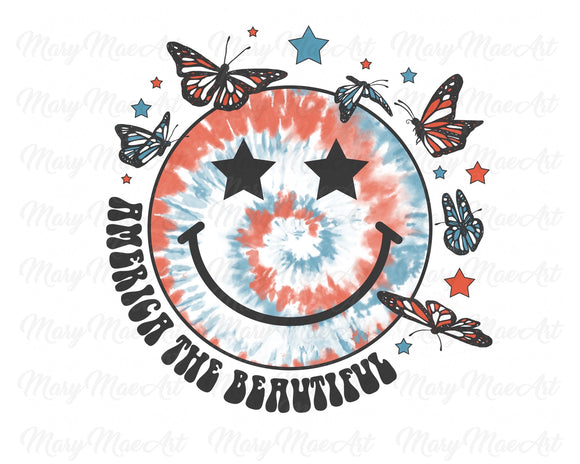 America the Beautiful - Sublimation Transfer