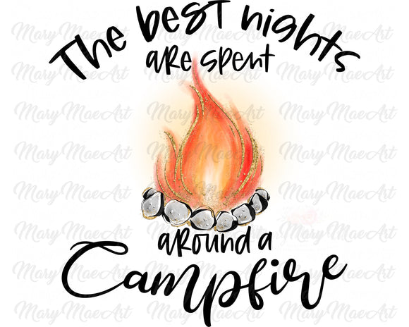 Around the Campfire - Sublimation Transfer