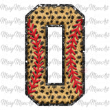 Faux Chenille Baseball Number, Digital Download
