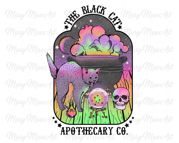 Black Cat Apothecary Co - Sublimation Transfer