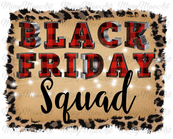 Black Friday Squad- Sublimation Transfer