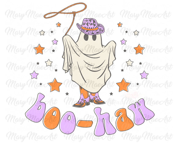Boo Haw Ghost Purple - Sublimation Transfer