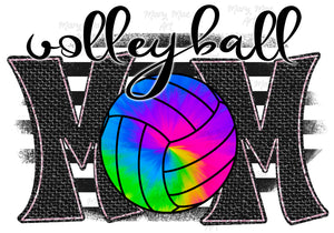 Volleyball Mom Tie dye - Sublimation Transfer