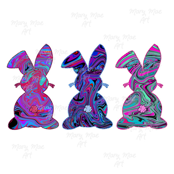 Easter Bunnies - Sublimation png file/Digital Download