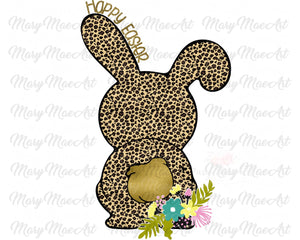 Happy Easter Bunny leopard - Sublimation Transfer