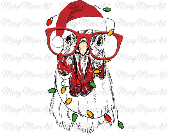 Rooster christmas - Sublimation Transfer