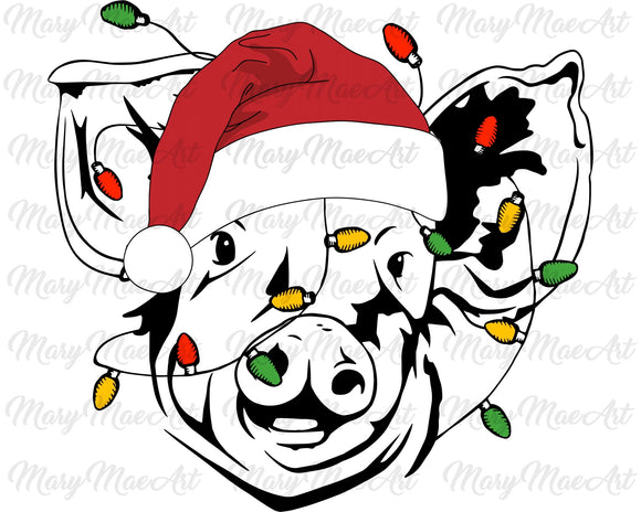 Pig Christmas - Sublimation Transfer