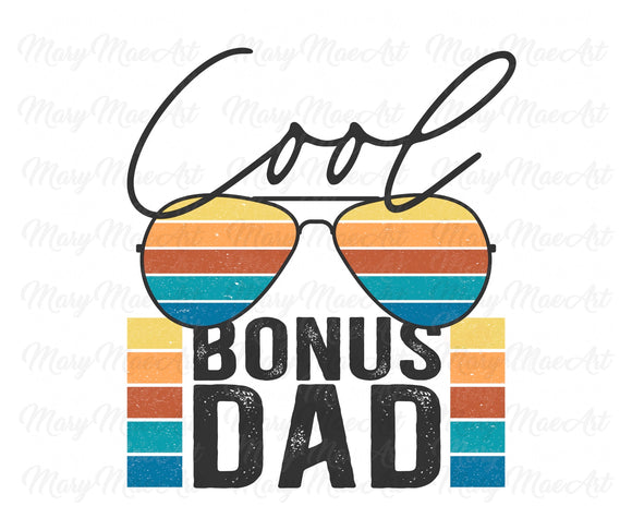 Cool Bonus Dad Sunglasses - Sublimation Transfer