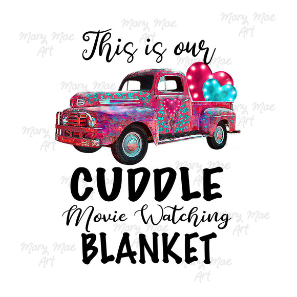 Our Cuddle Blanket Sublimation png file/Digital Download