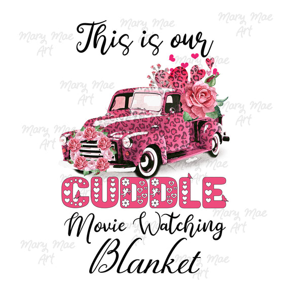 Cuddle Blanket Sublimation Transfer