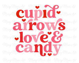 Cupid Arrows, Love and Candy - Sublimation Transfer