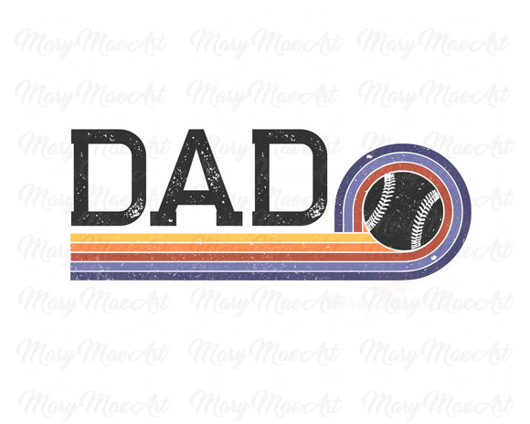 Dad Baseball Retro - Sublimation Transfer