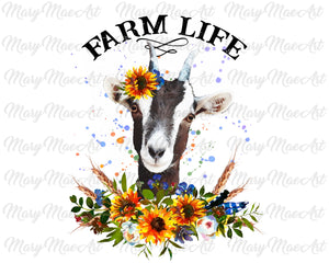 Farm life goat- Sublimation Transfer