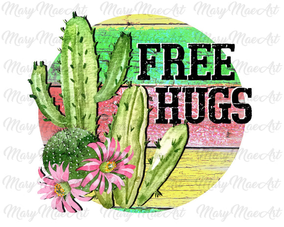 Free Hugs- Sublimation Transfer