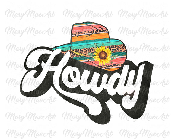 Howdy - Sublimation Transfer