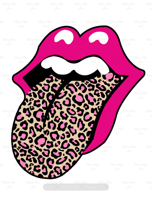 Leopard Mouth 3 - Sublimation Transfer
