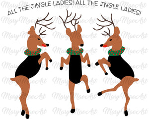 All the jingle ladies- Sublimation Transfer