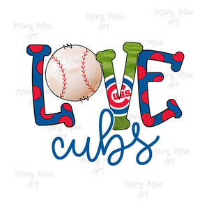 Love Cubs, Sublimation Transfer
