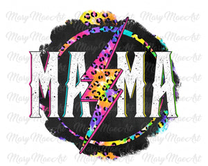 Mama lightning bolt - Sublimation Transfer