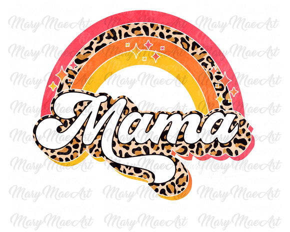 Mama Retro Rainbow - Sublimation Transfer