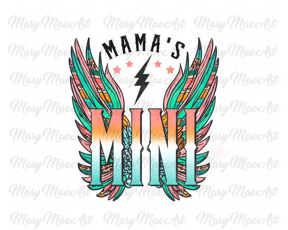 Mama's Mini Wings - Sublimation Transfer