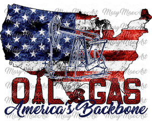 Oil and Gas, Pumpjack - Sublimation Transfer