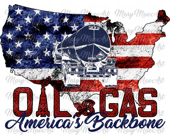 Oil and Gas Tanker Truck - Sublimation Transfer