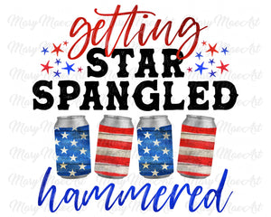 Getting Star Spangled Hammered - Sublimation Transfer