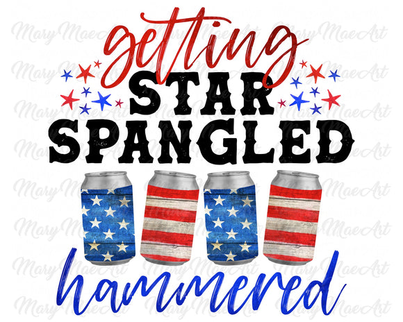 Getting Star Spangled Hammered - Sublimation Transfer