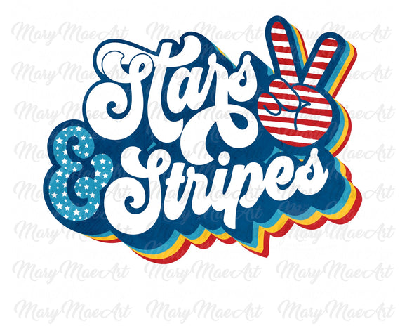 Stars and Stripes - Sublimation Transfer