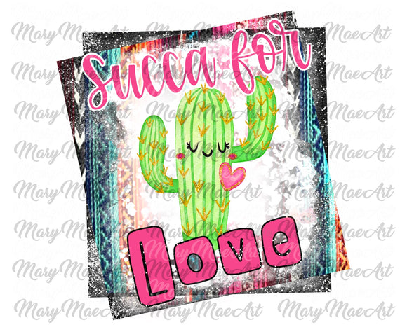 Succa For Love - Sublimation Transfer